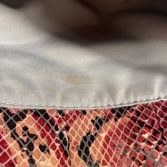 COACH Soho Purple/Pink Python Snakeskin Leather Mini Flap Crossbody F45648 - Picture 15 of 16